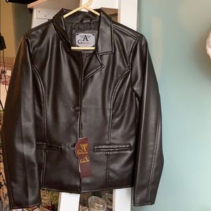 Authentic G A Milano leather jacket